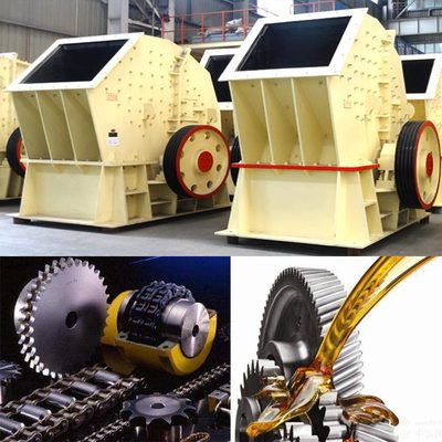 石頭破碎機(jī)錘頭孔部位老斷裂,怎么辦?